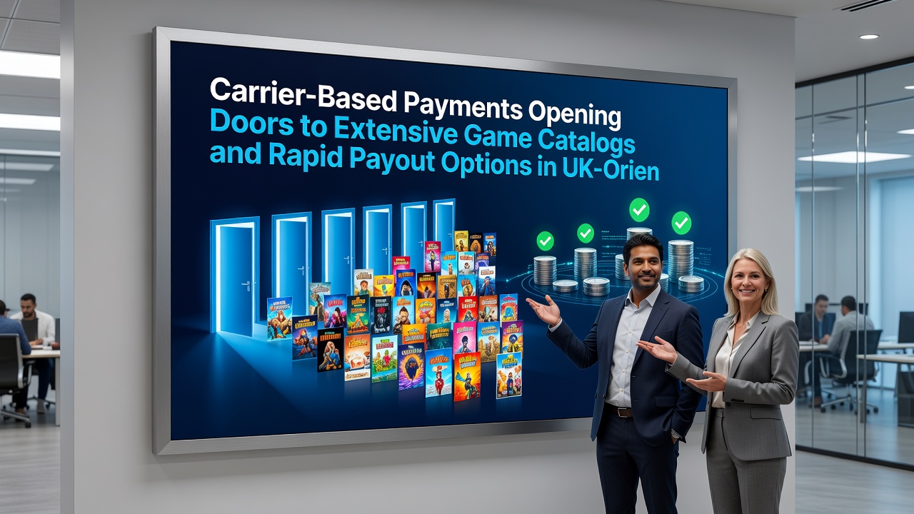 Smartphone displaying rapid casino payout confirmation via carrier billing system