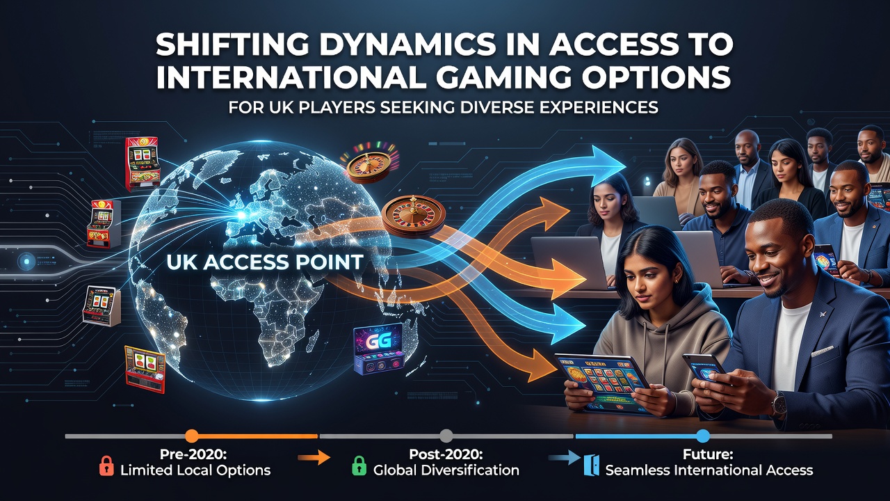 Visual representation of diverse gaming experiences across global markets with emphasis on regulatory compliance elements