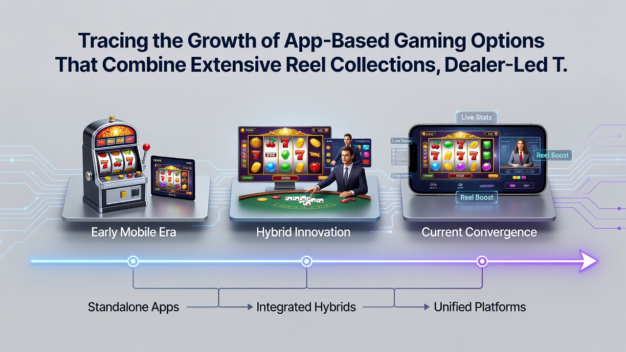 Smartphone screens showing layered bonus structures and live dealer interactions in app-based gaming